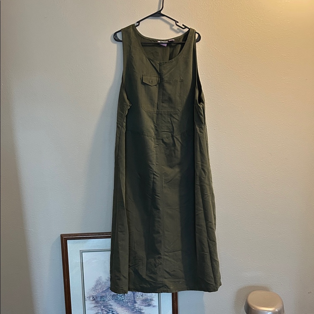 Premier Olive Midi Dress